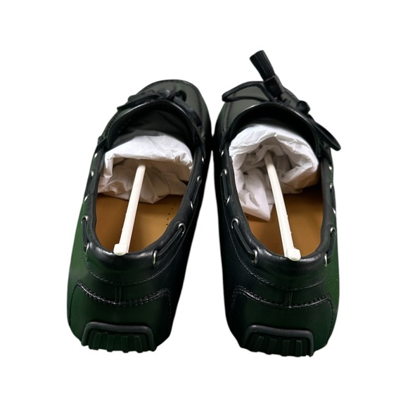 Ralph Lauren Harold Tassel Black Leather Driving Loafers Mens 11 D Made in Italy main image 8